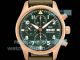 TWS Factory Swiss Copy IWC Schaffhausen Pilot's Chronograph Spitfire Green Dial Bronze Watch (7)_th.jpg